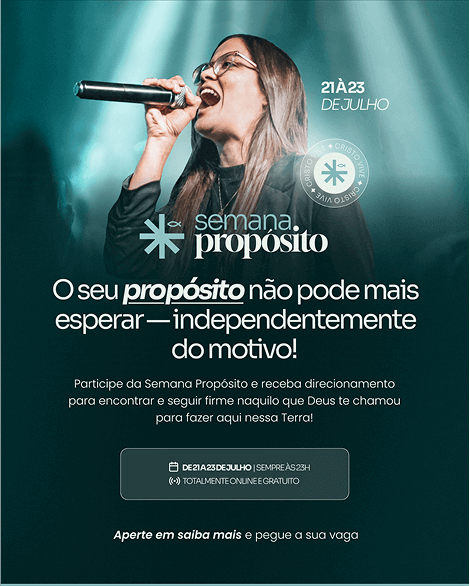 O seu propósito não pode mais esperar - FEED